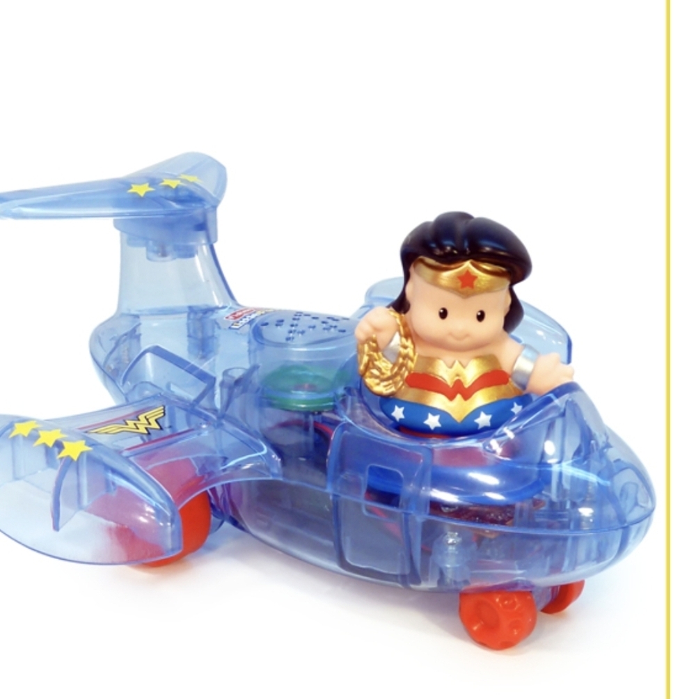 Fisher-Price Little People: DC Super Friends Figure & Vehicle Set – Wonder Woman